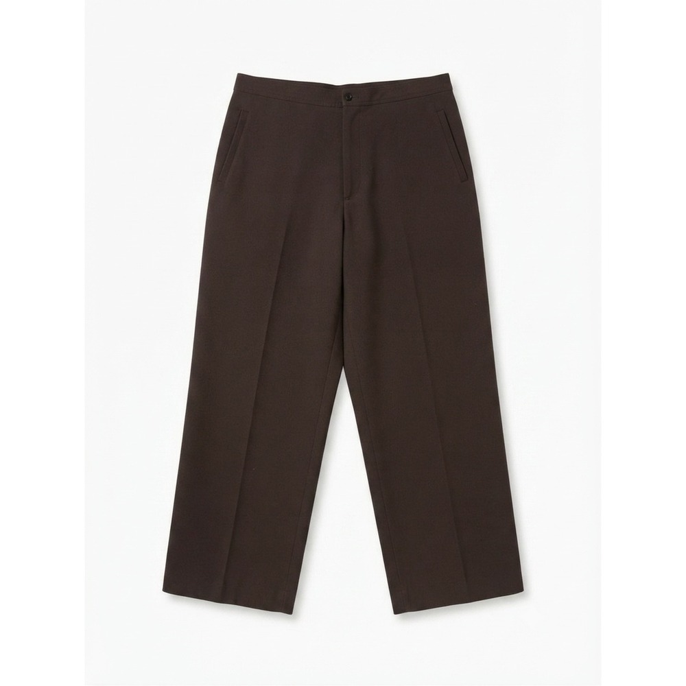 Kim Rogers Signature Womens Petite 16P Brown Straight Leg Dress Pants Trousers